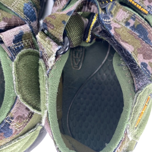 Keen Newport Camo Sandal Hiking Green Youth Size 2 - Picture 5 of 7